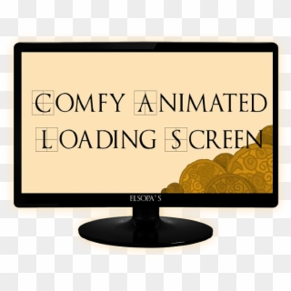 Simple And Super Comfy Animated Loading Screens - Computer Monitor Clipart