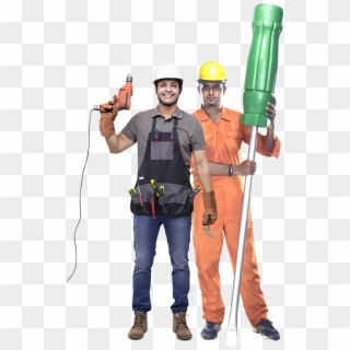 Electrician - Construction Worker Clipart