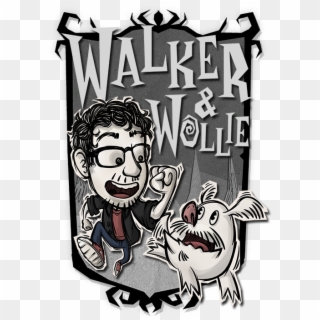 Walker And Wollie Portrait - Don T Starve Character Portraits Clipart
