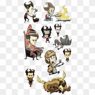 New Don T Starve Together Character Portraits Wilson Don T Starve Character Portraits Clipart Pikpng