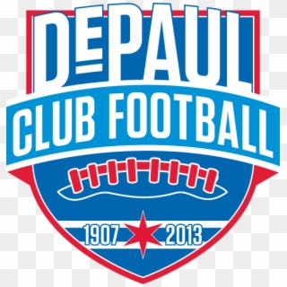 Depaul Club Football Logo Design - Emblem Clipart
