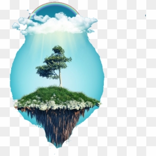 Isla - Background For Floating Island Clipart