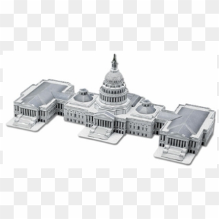 The U - S - Capitol - 3d Jigsaw Puzzle - Architecture Clipart