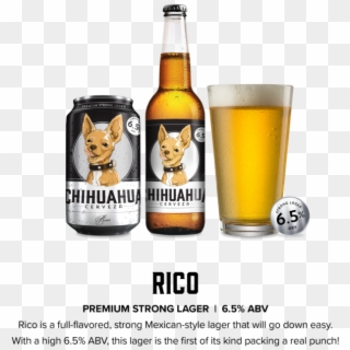 Carousel Rico - Chihuahua Rosado Beer Clipart
