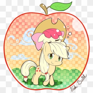 Apple, Apple Bloom, Applejack, Apples To The Core, - Cartoon Clipart