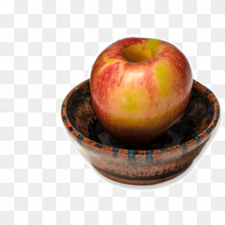 Handmade Pottery Apple Baker With Apple - Mcintosh Clipart