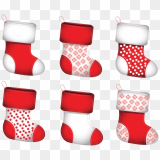 Transparent Christmas Stokings Collection Png Clipart - Clipart Transparent Background Christmas Stockings