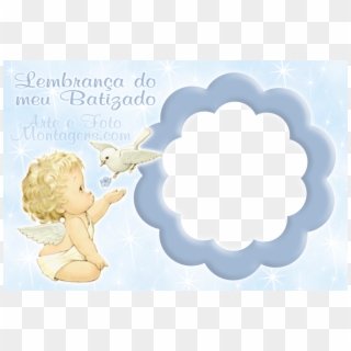 Molduras Png Religiosas Batizado Anjinho Anjo - Engel Baby Clipart
