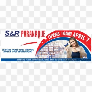 S&r Parañaque Grand Opening - Flyer Clipart