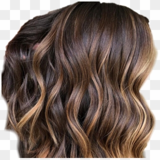 #hair #cabello #mecha #peluca #pelo #cafe - Lace Wig Clipart
