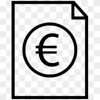 Euro Sign Money Coin Contact Business Plan Comments - Clipart € - Png Download