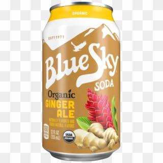 355 Ml - Blue Sky Soda Ginger Ale Clipart