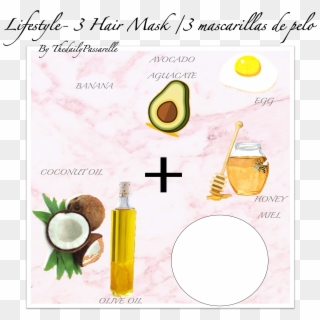 Lifestyle- 3 Hair Mask / 3 Mascarillas De Pelo - Drink Clipart