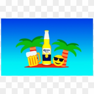 #corona #beach #emoji #relax #summertime #picsart #freetoedit - Corona Clipart