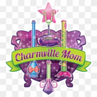 Little Charmers Charmville Mom Badge - Bacchette Magiche Little Charmers Clipart