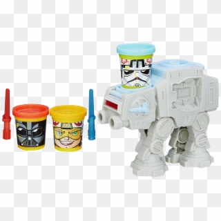 Play Doh Star Wars At At Attack Toy With Can - Play Doh Star Wars Clipart