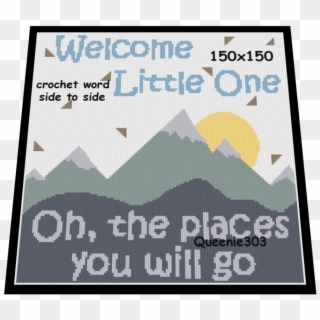 Oh, The Places You Will Go - Poster Clipart