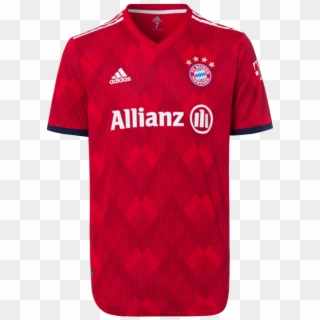 Fc Bayern Shirt Home Women Football 18/19 - Allianz Clipart
