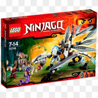 Lego Ninjago 70748 , Png Download - Lego 70748 Ninjago Titanium Dragon Set Clipart