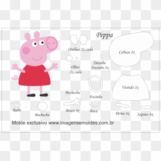Moldes De Peppa Pig Clipart