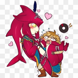 When Bae Is Too Big - Link X Prince Sidon Clipart