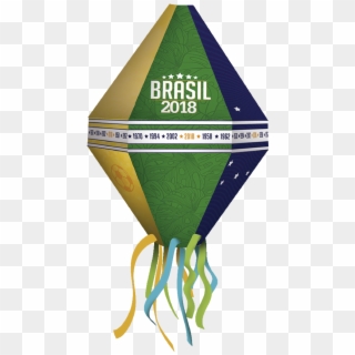 Balão De Papel Brasil 2018 05 Unidades Festcolor - Copa 2018 Decoraçao Png Clipart