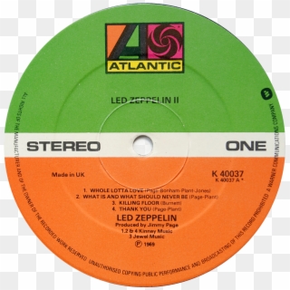 Led Zeppelin Ii K40037 V3 - Led Zeppelin 2 Side 1 Clipart