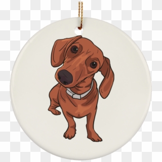 Dachshund Dog Ornament Christmas Tree Ornaments Holiday - Dachshund Sticker Clipart