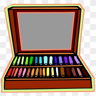 Organized Color Box - Lipstick Clipart
