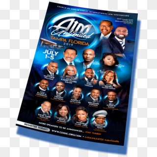 Bishop Linwood Dillard And The Aim Department Heads - Banner Clipart