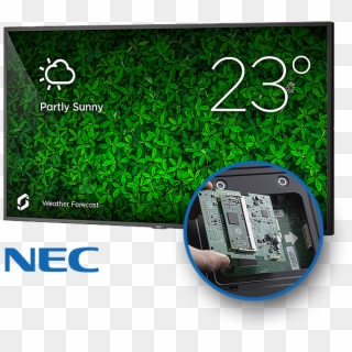 An Nec Display Running Screenly Using A Compute Module - Nec Clipart