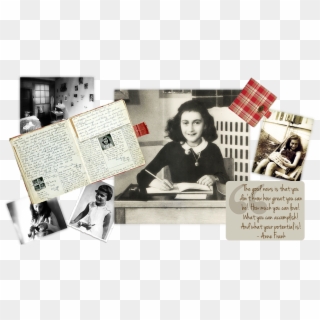 Anne Frank , Png Download - Bergen Belsen Anne Frank Clipart