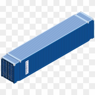 45 Foot High Cube Container - Shipping Container Clipart
