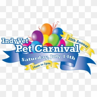 The 20th Annual Indyvet Pet Carnival - Graphic Design Clipart