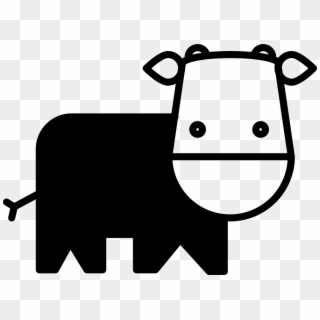 Png File Svg - Cow Cartoon Logo Clipart