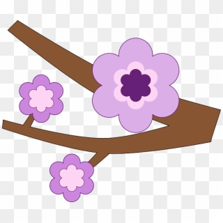 Branch, Flower, Nature, Purple, Spring, Tree, Twig - Flores Lilas Png Desenho Clipart