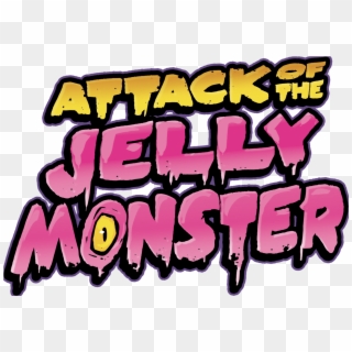 Attack Of The Jelly Monster Title - Illustration Clipart