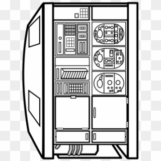 This Free Icons Png Design Of Shuttle Equipment Iss - Line Art Clipart