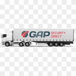 Hgv Security Side - Truck Trailer Side View Clipart