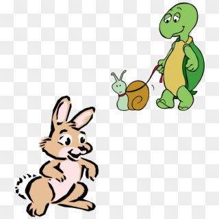Png Transparent Download Hare And The Tortoise Clipart - Rabbit And Turtle Story Moral
