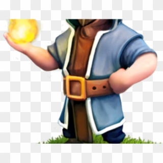 Clash Of Clans Clipart Wizard - Clash Royale Fire Wizard - Png Download
