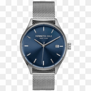Kenneth Cole Transparent Watch - Kenneth Cole Blue Dial Watch Clipart