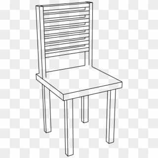 Simple Big Image Png - Chair Png Black And White Clipart