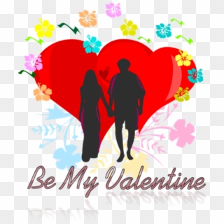 Valentine Heart Couple Love Marriage Celebration - Love Clipart