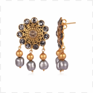 Ranas Of Kutch Flower Drop Earrings - Earrings Clipart
