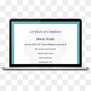 Certificates - Integrated E Learning Certificate Clipart