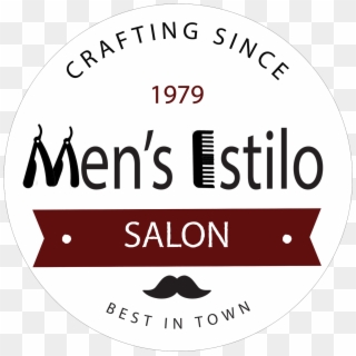 Mens Hair Style Salon - Circle Clipart