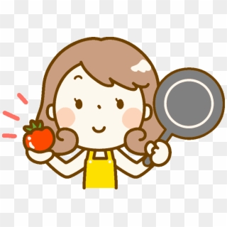 Input Frying Pan And Tomato Clipart