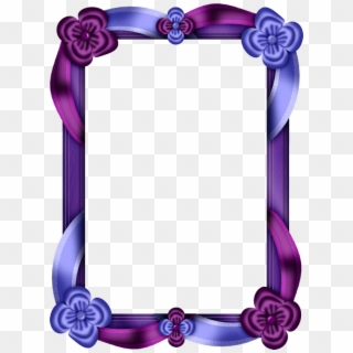 Purple And Blue Transparent Photo Frame - Purple And Blue Frames Clipart