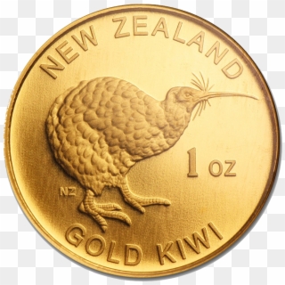 Gold Coins Falling Png - New Zealand Kiwi Gold Coins Clipart